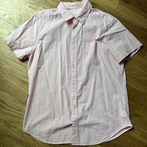 Light pink thin striped gap button up